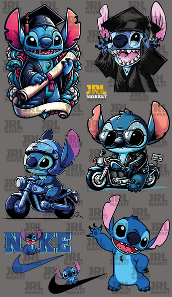 Metros de DTF prearmados - Stitch