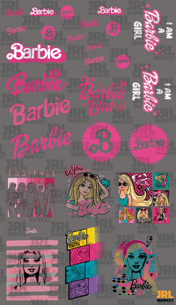 Metros de DTF prearmados - Barbie