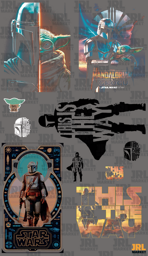 Metros de DTF prearmados - Star Wars